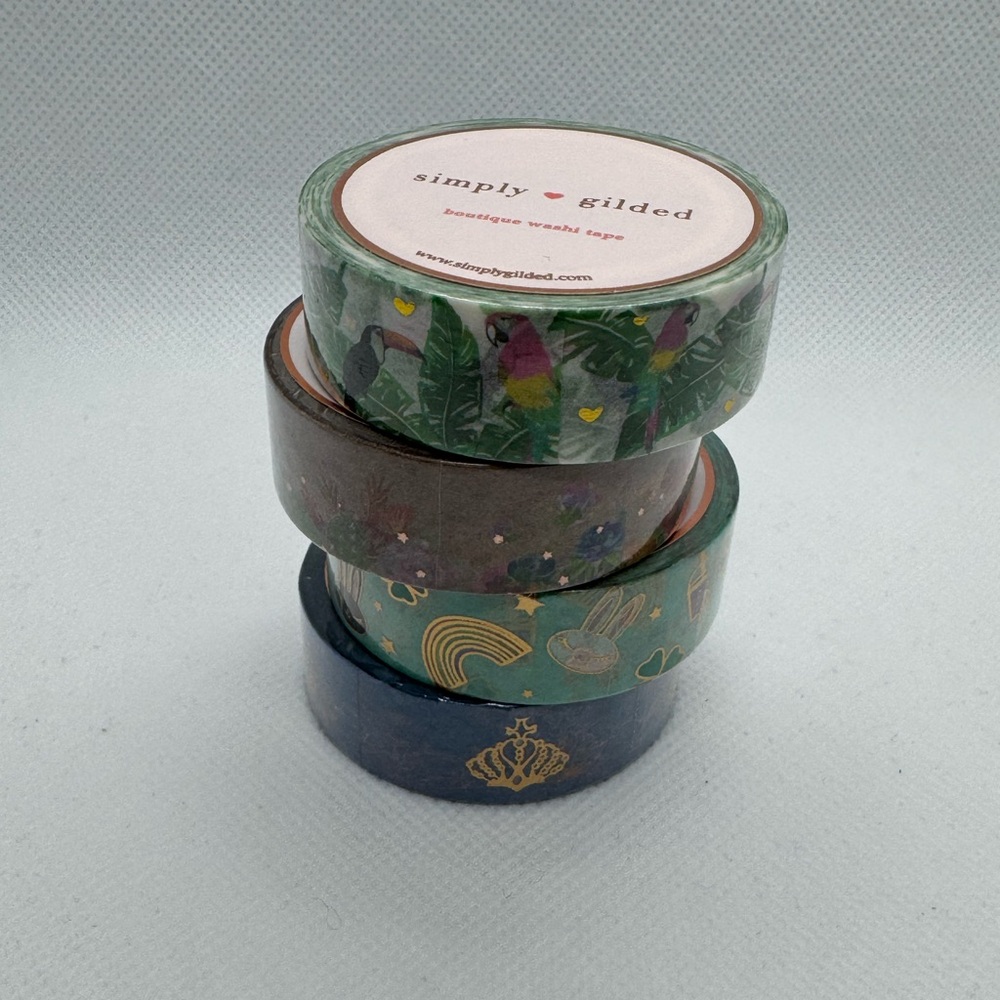Simply Gilded 15mm Decorative Washi Tape Set